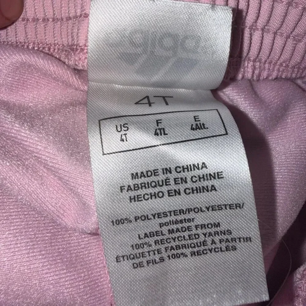 Toddler Adidas Pink Joggers tracksuits sz 4T kids